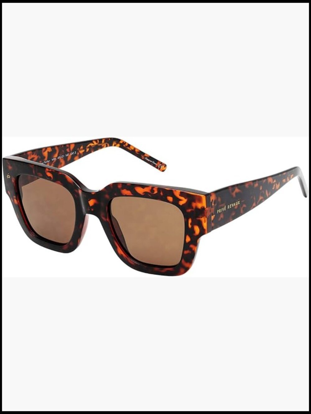 Handcrafted Square Polarized Sunglasses with UV Protection for Women